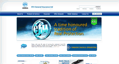 Desktop Screenshot of efuinsurance.com